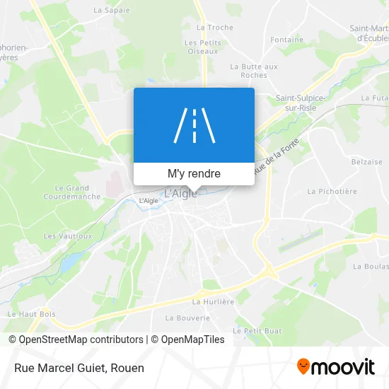 Rue Marcel Guiet plan