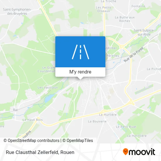 Rue Clausthal Zellerfeld plan