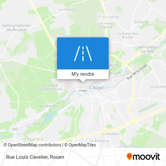 Rue Louis Cavelier plan