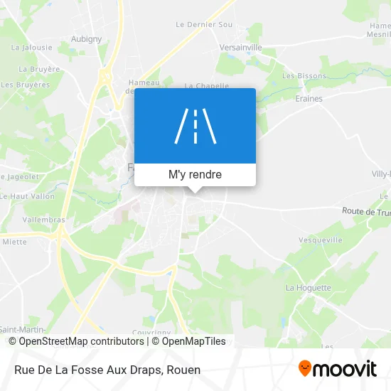 Rue De La Fosse Aux Draps plan