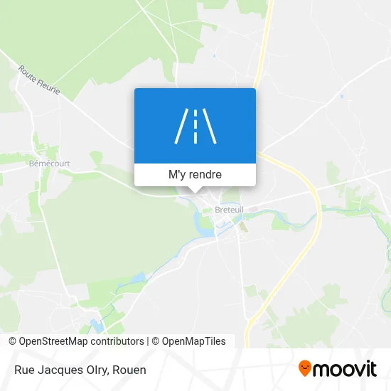 Rue Jacques Olry plan
