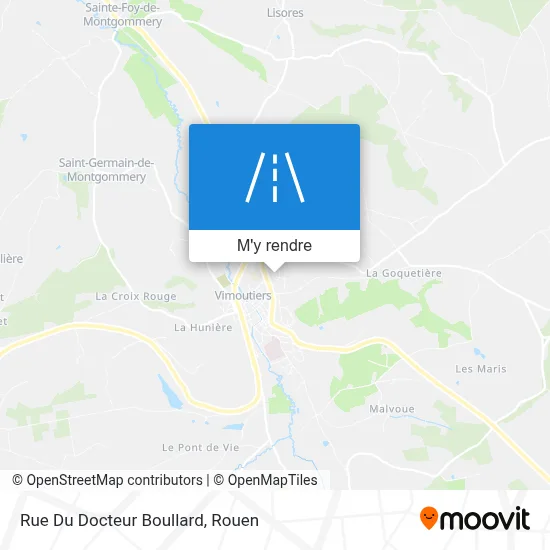 Rue Du Docteur Boullard plan
