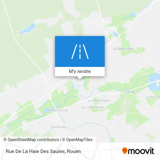 Rue De La Haie Des Saules plan