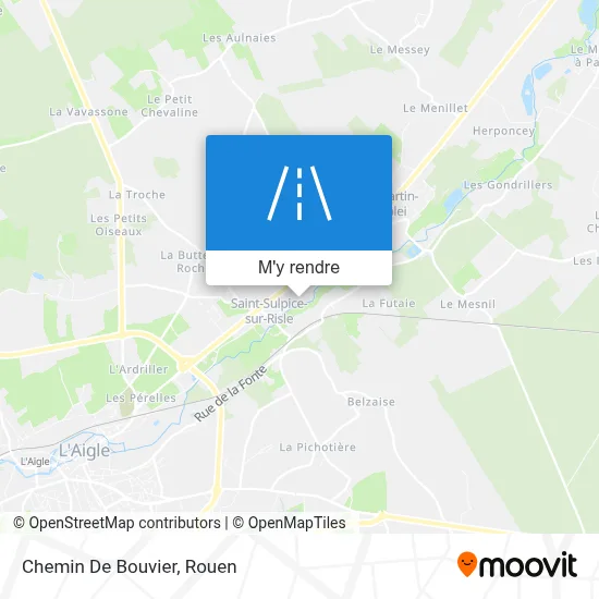Chemin De Bouvier plan