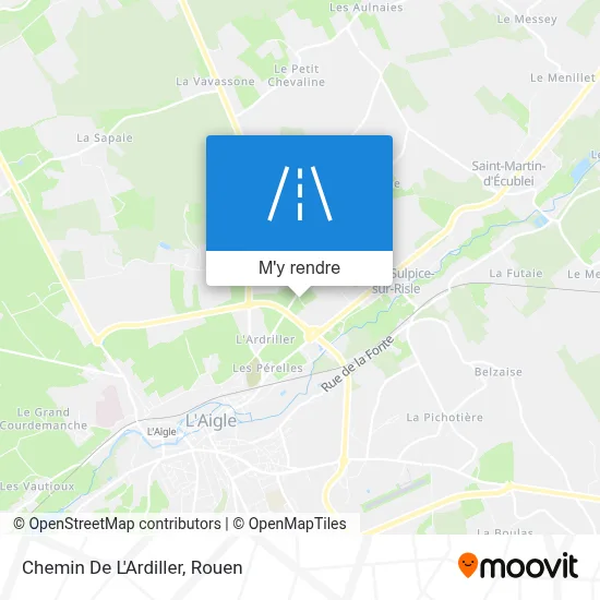 Chemin De L'Ardiller plan