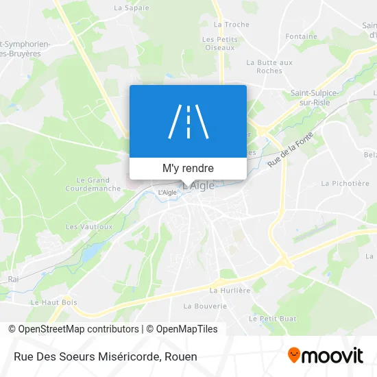 Rue Des Soeurs Miséricorde plan