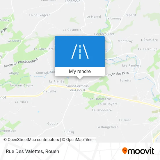 Rue Des Valettes plan