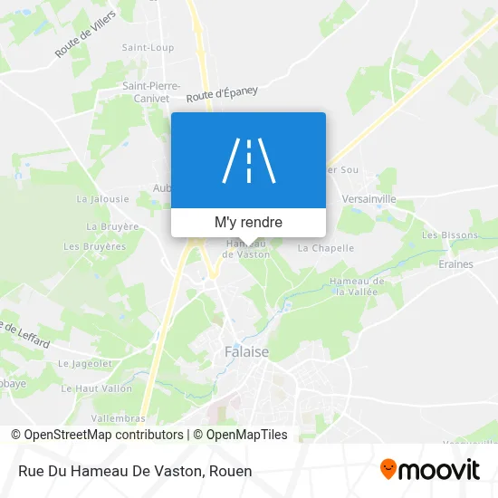 Rue Du Hameau De Vaston plan