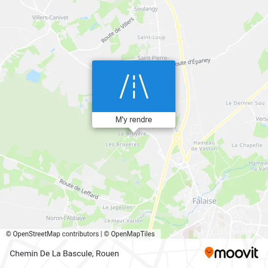 Chemin De La Bascule plan