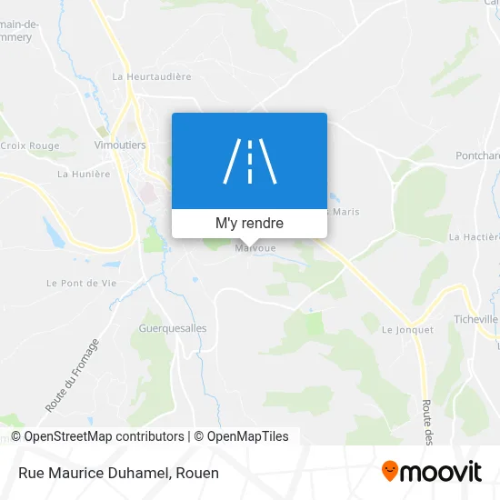 Rue Maurice Duhamel plan