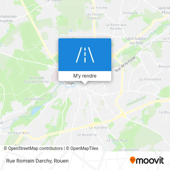 Rue Romain Darchy plan