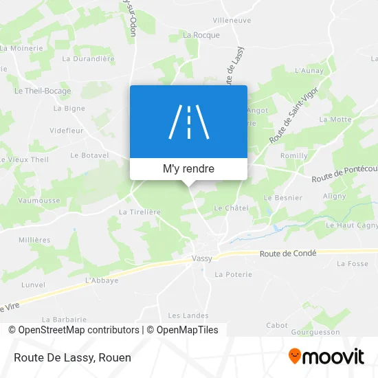 Route De Lassy plan