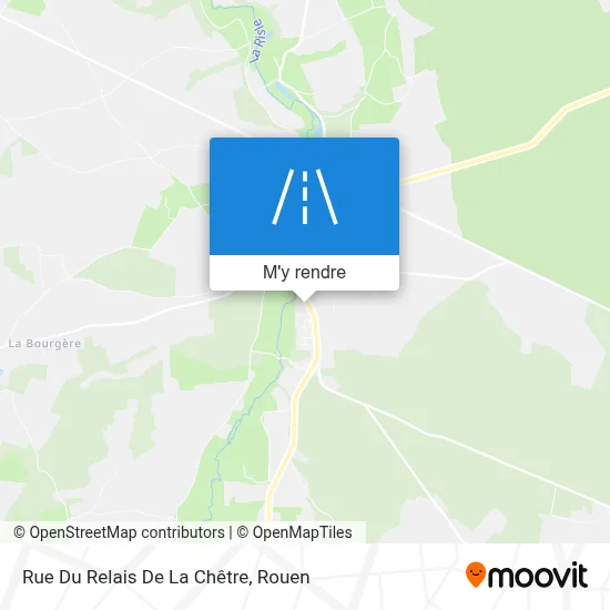 Rue Du Relais De La Chêtre plan