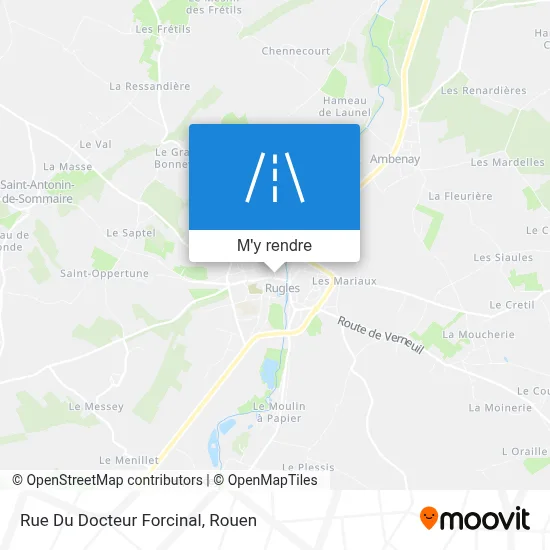 Rue Du Docteur Forcinal plan