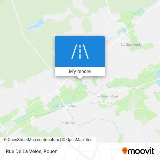 Rue De La Volée plan