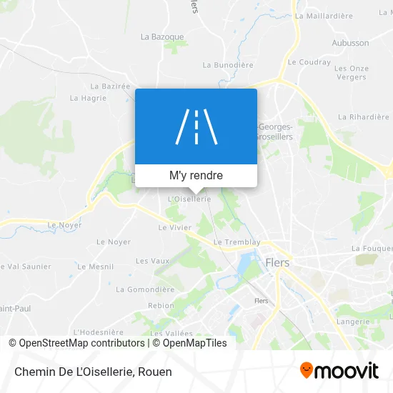 Chemin De L'Oisellerie plan