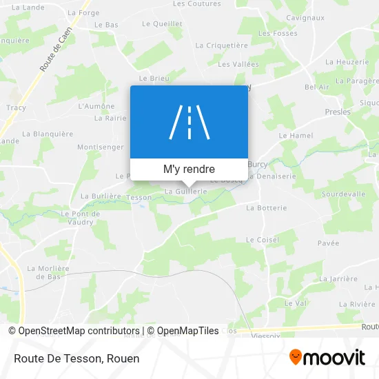 Route De Tesson plan