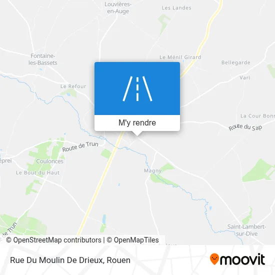 Rue Du Moulin De Drieux plan