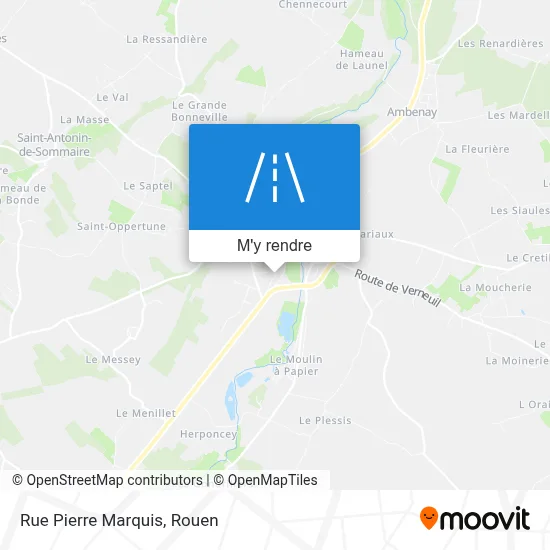 Rue Pierre Marquis plan