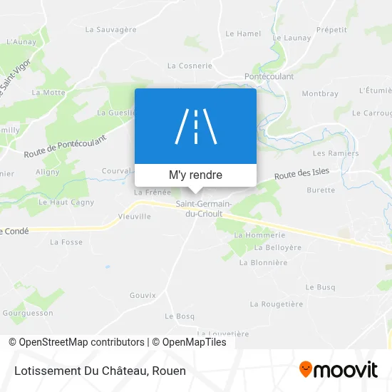 Lotissement Du Château plan