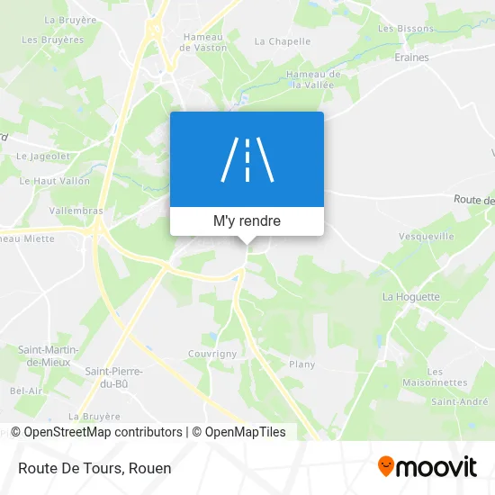 Route De Tours plan