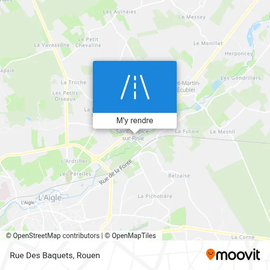 Rue Des Baquets plan