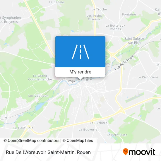 Rue De L'Abreuvoir Saint-Martin plan