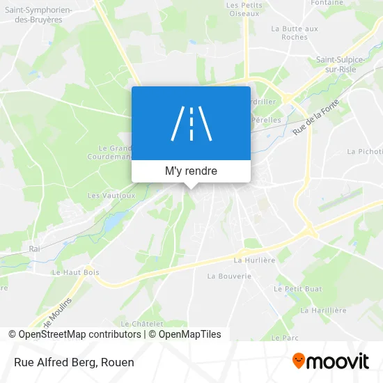 Rue Alfred Berg plan