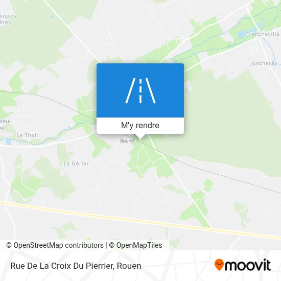 Rue De La Croix Du Pierrier plan