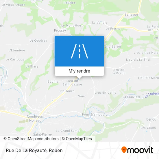 Rue De La Royauté plan