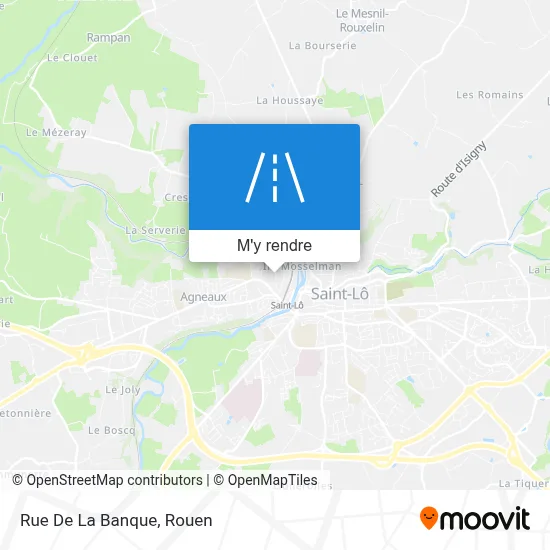 Rue De La Banque plan