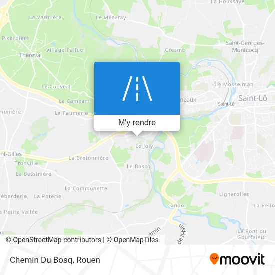 Chemin Du Bosq plan
