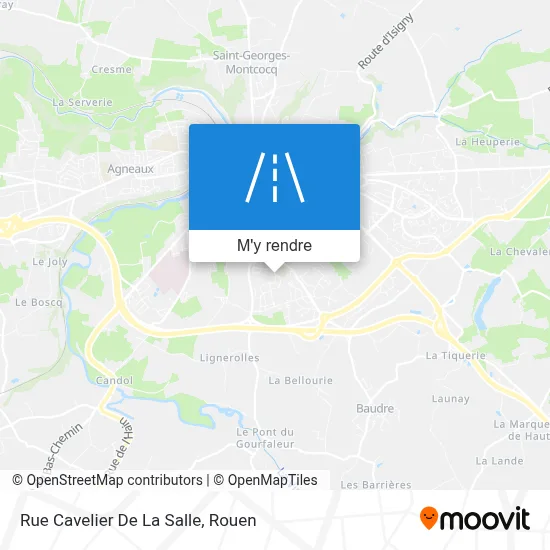 Rue Cavelier De La Salle plan