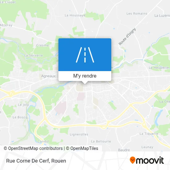 Rue Corne De Cerf plan