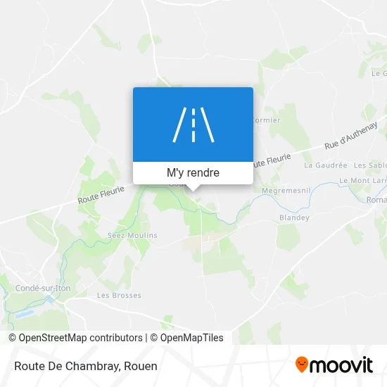 Route De Chambray plan