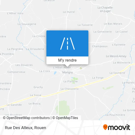 Rue Des Alleux plan