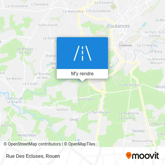 Rue Des Ecluses plan