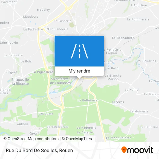 Rue Du Bord De Soulles plan