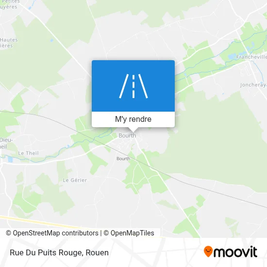 Rue Du Puits Rouge plan