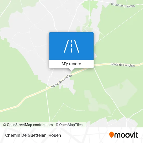 Chemin De Guettelan plan