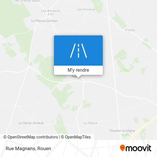 Rue Magnans plan
