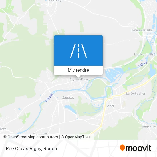 Rue Clovis Vigny plan
