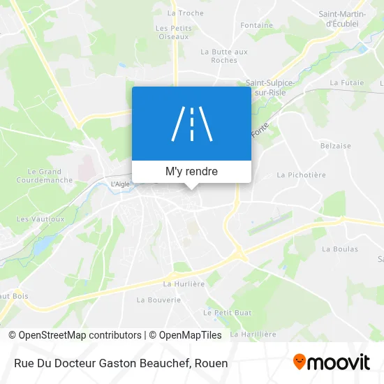 Rue Du Docteur Gaston Beauchef plan