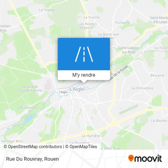 Rue Du Rouvray plan