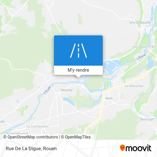 Rue De La Digue plan