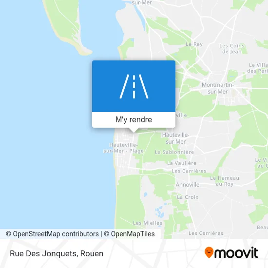 Rue Des Jonquets plan