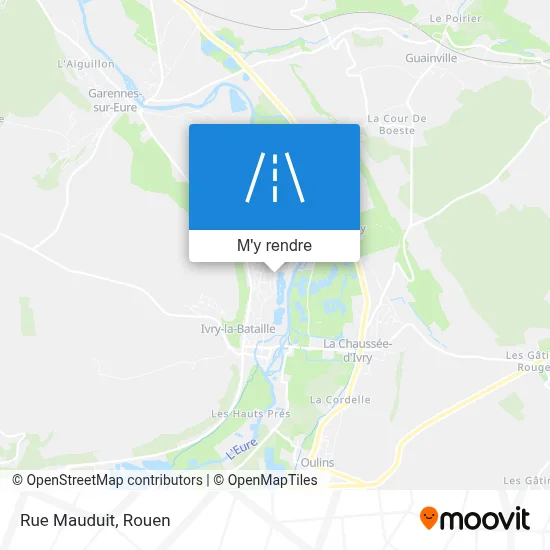 Rue Mauduit plan