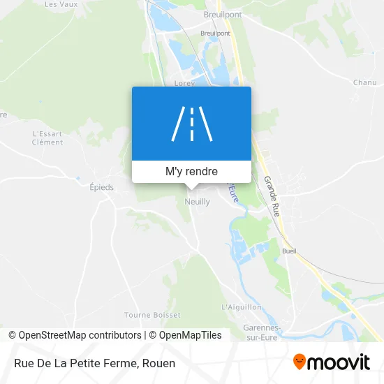 Rue De La Petite Ferme plan