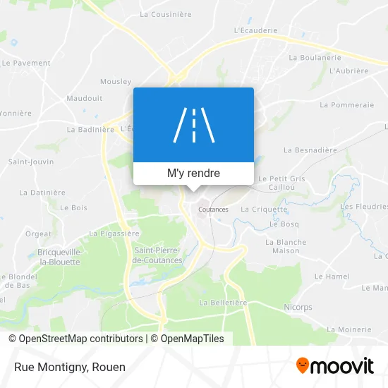 Rue Montigny plan