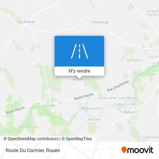 Route Du Cormier plan